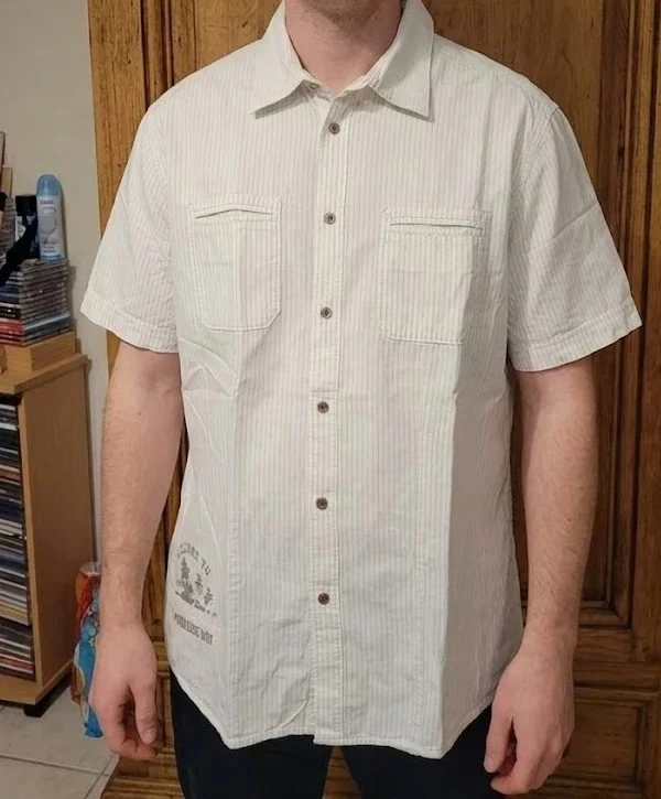 Chemise a rayure manches courtes marque Jules